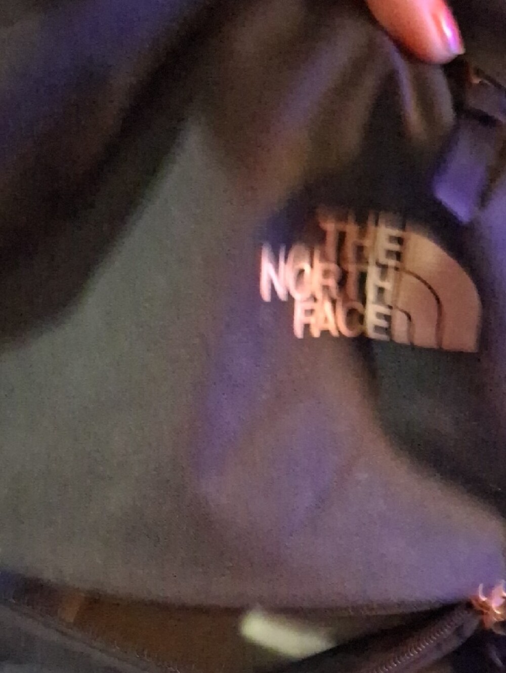 The North Face Black Backpack with Gold Logo Plenty Of Room On This Bag - Picture 4 of 6